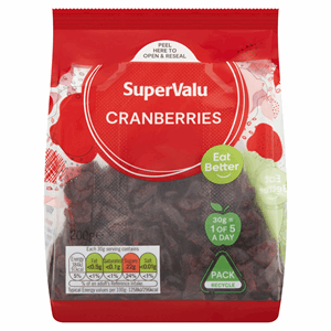 Supervalu Cranberries 200g Image