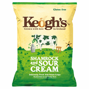 Keoghs Shamrock And Sour Cream Crisps 50g Image