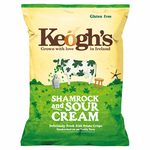 Keoghs Shamrock & Sour Cream Crisps 125g Image