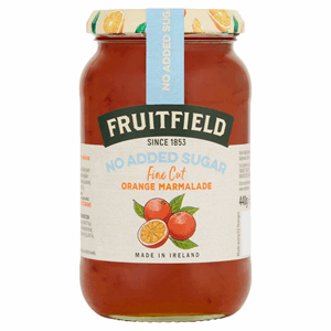 Fruitfield No Added Sugar Orange Marmalade 440g Image