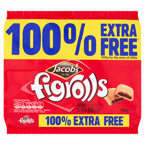 Jacob's Figrolls 100% Extra Free 400g Image