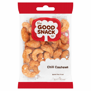 The Good Snack Co Chilli Cashews 45g Image