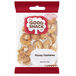 The Good Snack Co Honey Cashews 45g Image