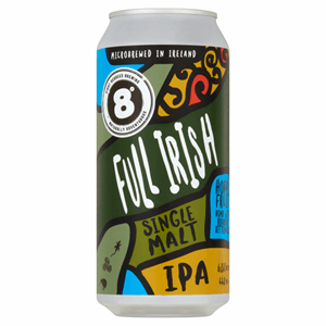 Eight Degrees Brewing Full Irish Single Malt IPA 440ml Image