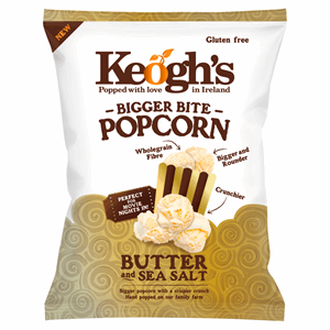 Keogh's Bigger Bite Popcorn Butter and Sea Salt 70g Image