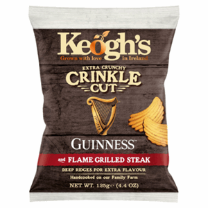 Keoghs Crinkles Guinness & Steak 125g Image