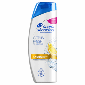 Head & Shoulders Citrus Fresh Anti Dandruff Shampoo and Conditioner For Greasy Hair 500ml Image
