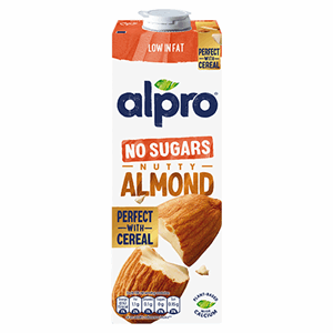 Alpro Almond No Sugar Long Life Dairy Free Drink 1ltr Image