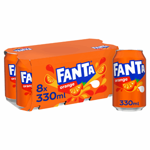 Fanta Orange 8x330ml Image