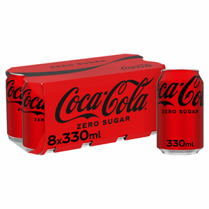 Coke Zero 8x330ml Image