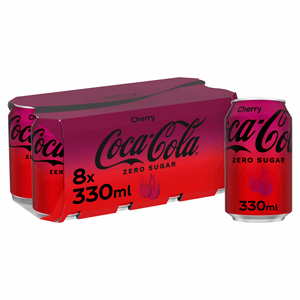 Coca Cola Zero Cherry 8x330ml Image
