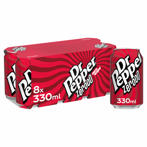 Dr Pepper Zero 8Pk 8x330ml Image