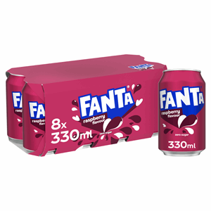 Fanta  Raspberry Zero 8x330ml Image