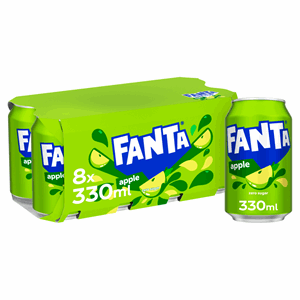 Fanta Apple Zero 8x330ml Image