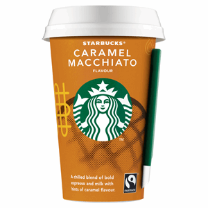 Starbucks Caramel Macchiato Flavoured Milk Iced Coffee 220ml Image