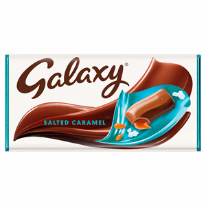 Galaxy Salted Caramel Chocolate Bar 135g Image