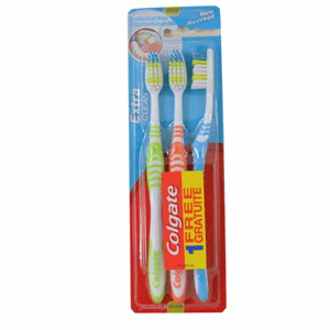 Colgate Toothbrush Extra Clean 3pk Image
