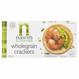 Nairn's Wholegrain Crackers Gluten Free 137g Image