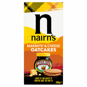 Nairns Marmite & Cheese Oatcakes 200g Image