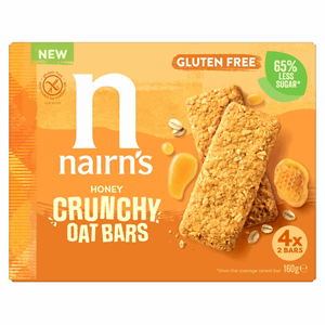 Nairns Gluten Free Honey Crunch Oat Bars 4x40g Image