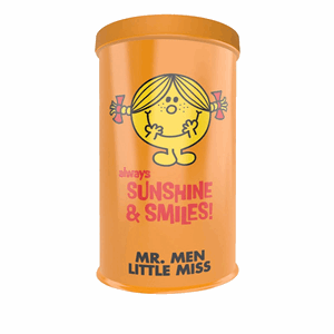 Little Miss Sunshine Chocolate Brownie Cookies Tin 100g Image