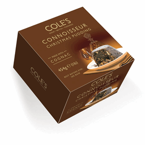 Coles Connoisseur Christmas Pudding 454g Image