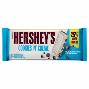 Hershey Cookies N Creme 90g Image