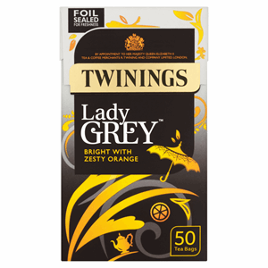 Twinings Lady Grey 50 Tea Bags 125g Image