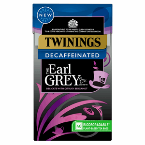 Twinings Teabags Earl Grey Decaffeinated 40s Image