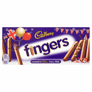 Cadbury Fingers Milk Chocolate 114g Image