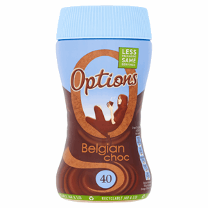 Options Belgian Chocolate Jar 220g Image