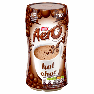 Aero Instant Hot Chocolate Powder 288g Jar Image
