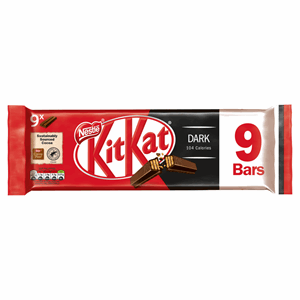 Kit Kat 2 Finger Dark Chocolate Biscuit Bar Multipack 9 Pack Image