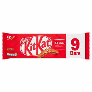 Kit Kat 2 Finger Milk Chocolate Biscuit Bar 9 Pack Image