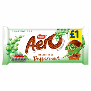 Aero Peppermint Mint Chocolate Sharing Bar 90g Image