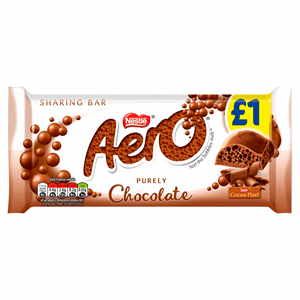 Aero Milk Chocolate Sharing Bar 90g Image