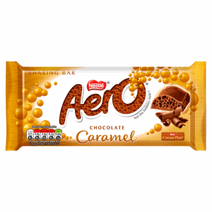 Aero Caramel Chocolate Sharing Bar 90g Image