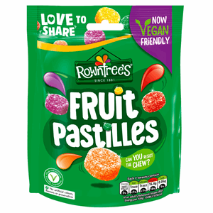 Rowntree's Fruit Pastilles Sweets Sharing Bag 143g Image