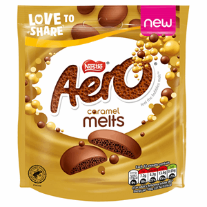 Aero Melts Caramel Chocolate Sharing Bag 86g Image