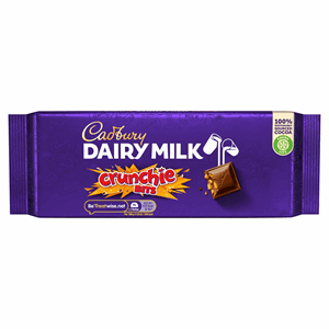 Cadbury Dairy Milk Crunchie Bits Chocolate Bar 180g Image