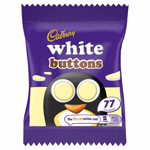 Cadbury White Buttons Chocolate Bag 14.4g Image