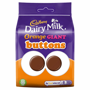Cadbury Orange Choc Giant Buttons 95g Image