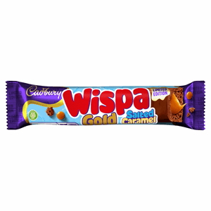 Cadbury Wispa Gold Salted Caramel Chocolate Bar 48g Image