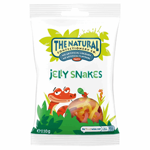 The Natural Confectionery Co. Jelly Snakes 110g Image