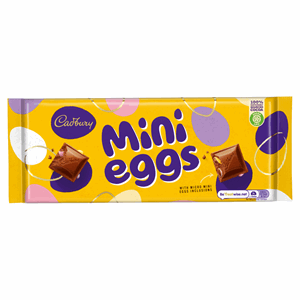 Cadbury Mini Eggs Large Chocolate Bar 360g . Image