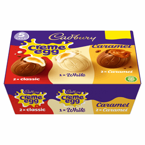 Cadbury Mixed Creme Egg 5 Pack 200g Image