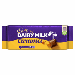 Cadbury Dairy Milk Caramel Chocolate Bar 180g Image