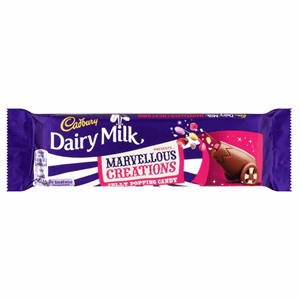 Cadbury Dairy Milk Marvellous Creations Jelly Popping Candy Shells 47g Image