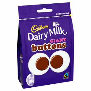 Cadbury Dairy Milk Giant Buttons Chocolate Bag 119g Image