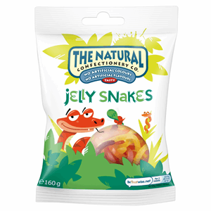 Natural Confectionery Jelly Snakes 160g Image